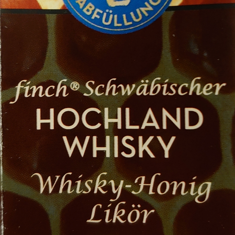 Finch Hochland Whisky Honig Likör