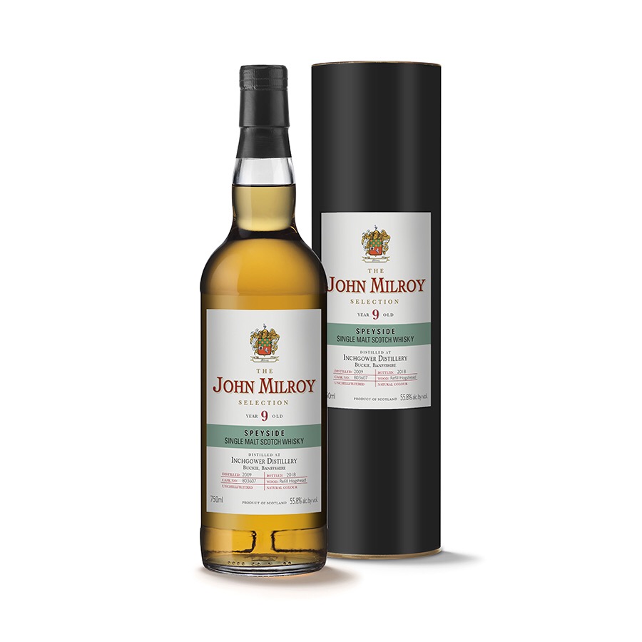 Inchgower 2009 9 Year Single Barrel Cask Strength (John Milroy Selection)