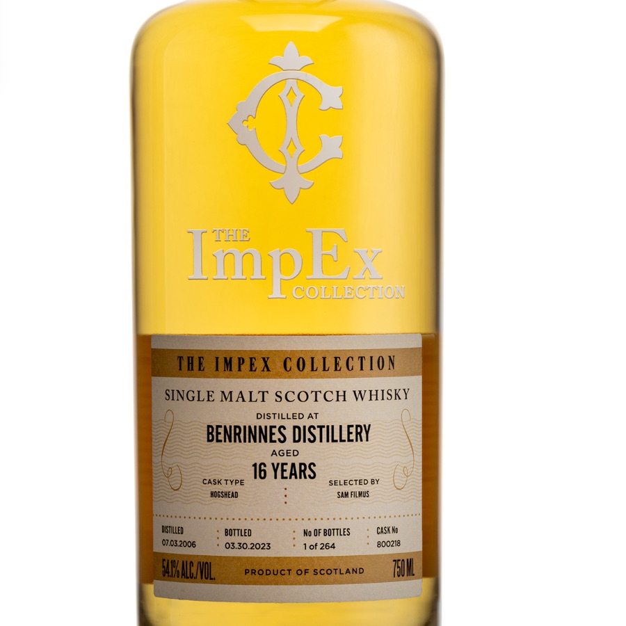 Benrinnes 2006 16 Year Cask 800218 (ImpEx Collection)