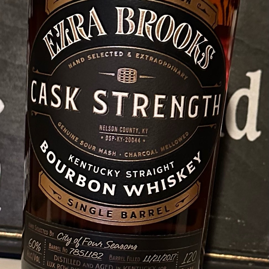 Ezra Brooks Cask Strength City of Four Seasons