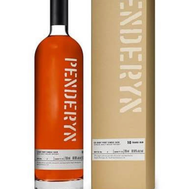 Penderyn 10 Year Old "Ex Ruby Port Finish" Single Cask (PT178) Welsh Whiskey