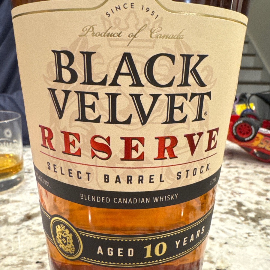Black Velvet Reserve Select Barrel Stock