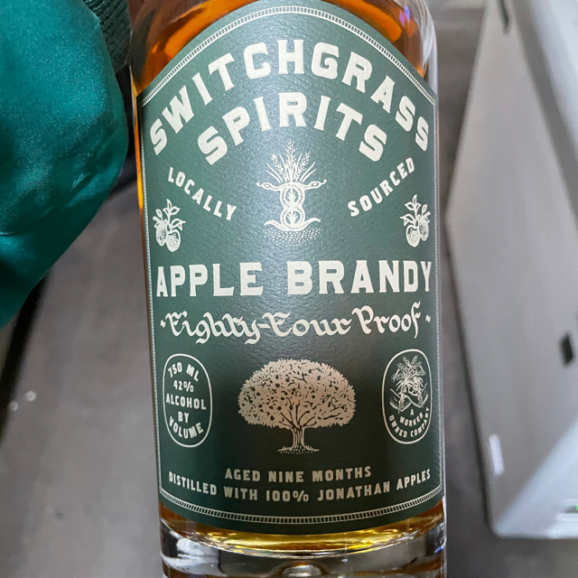Switchgrass Spirits Apple Brandy