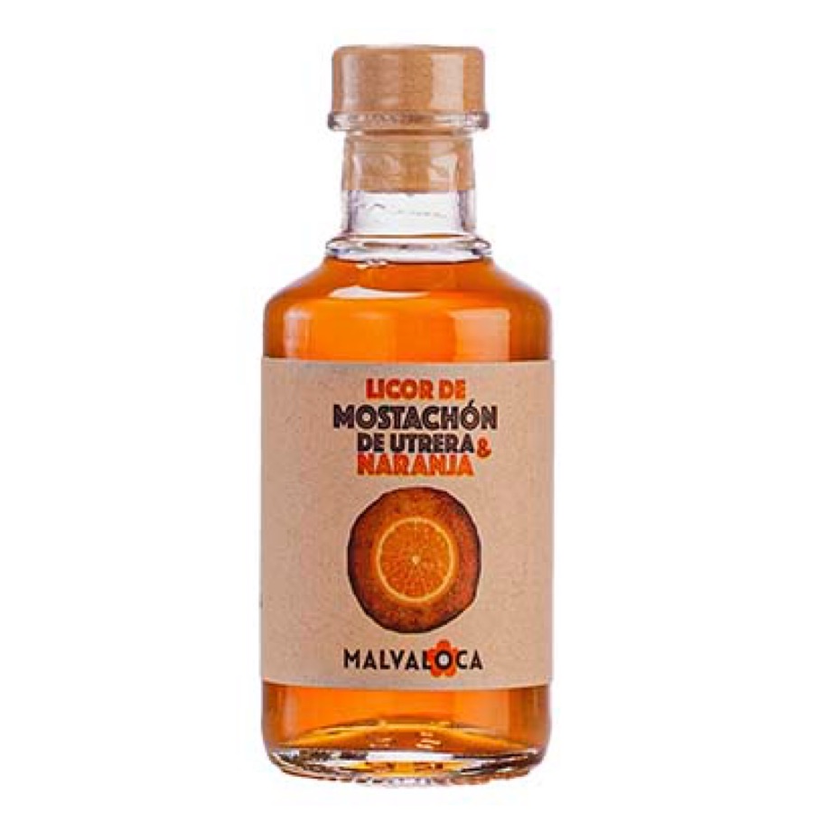 Malvaloca Licor de Mostachón de Utrera Naranja