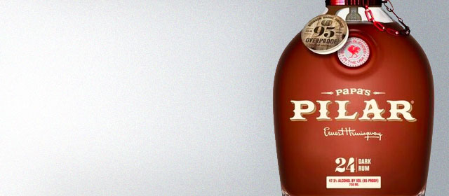 Papa's Pilar Bourbon Barrel Finished Dark Rum 95 Proof