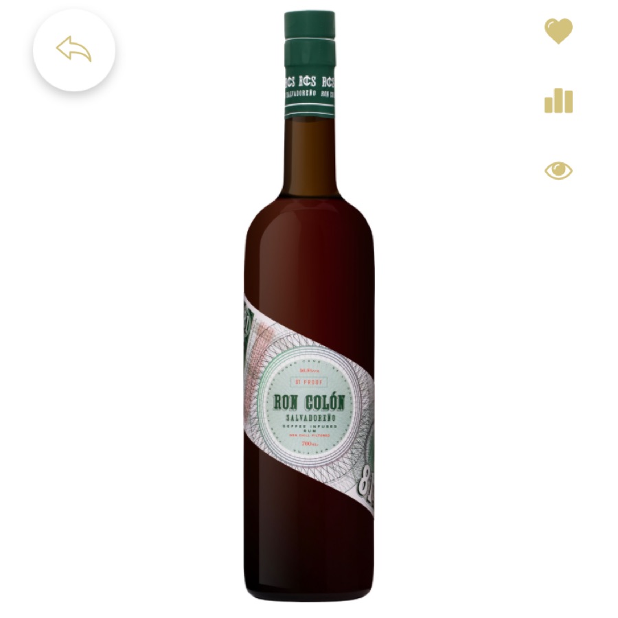 Ron Colon Salvadoreno Coffee Infused Rum