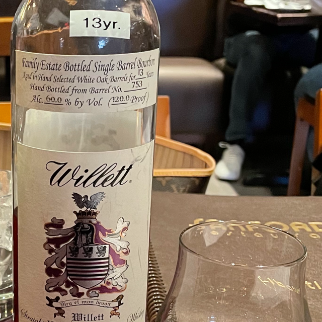 Willett 13 Year Bourbon Barrel 753