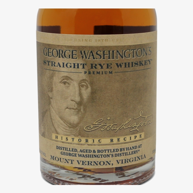 George Washington's  Straight Rye Premium Whiskey 4 Year