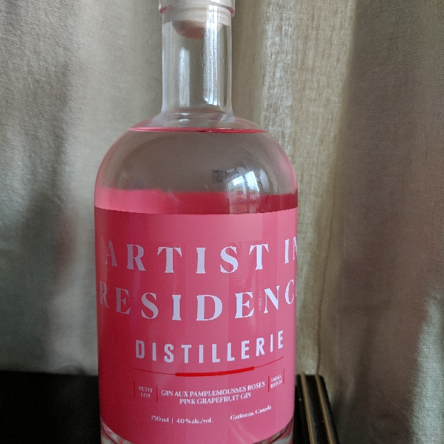 Pink grapefruit gin