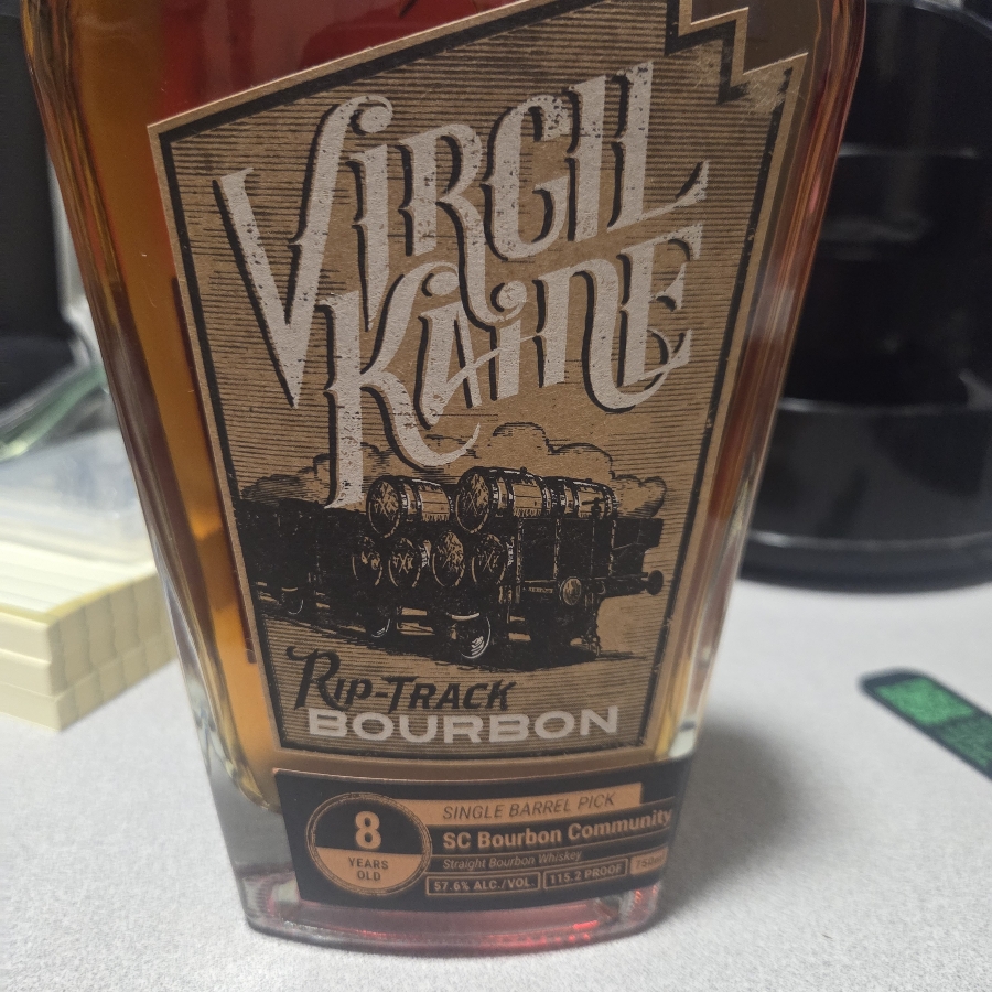 Virgil Kane Rip Track Bourbon Single Barrel by Sc Bourbon Community