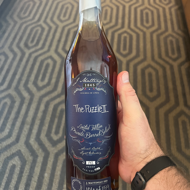 J. Mattingly 1845 Private Barrel Select Light Whiskey "The Puzzle II"
