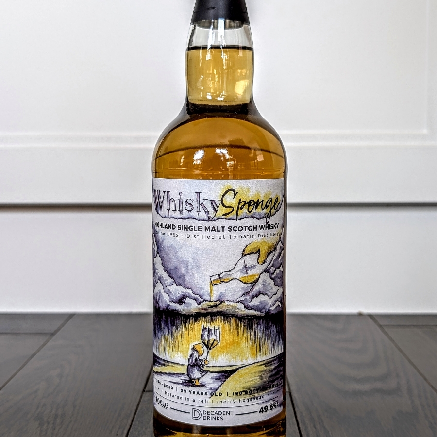 Whisky Sponge Tomatin 1994 29 Year Single Malt Scotch Whisky