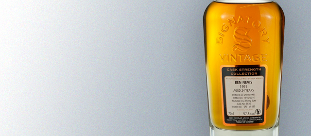 Ben Nevis 1991 24 Year Cask Strength Collection (Signatory)