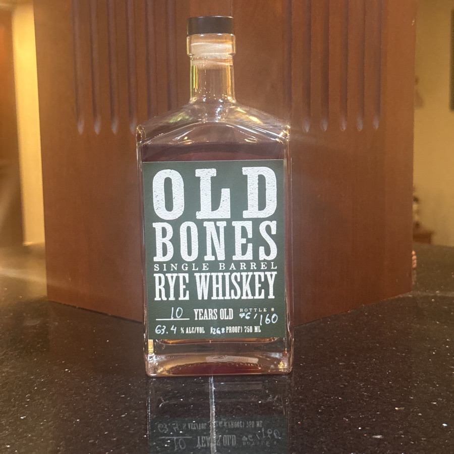 Old Bones Rye Whiskey Single Barrel #S1376 Drums & Drams