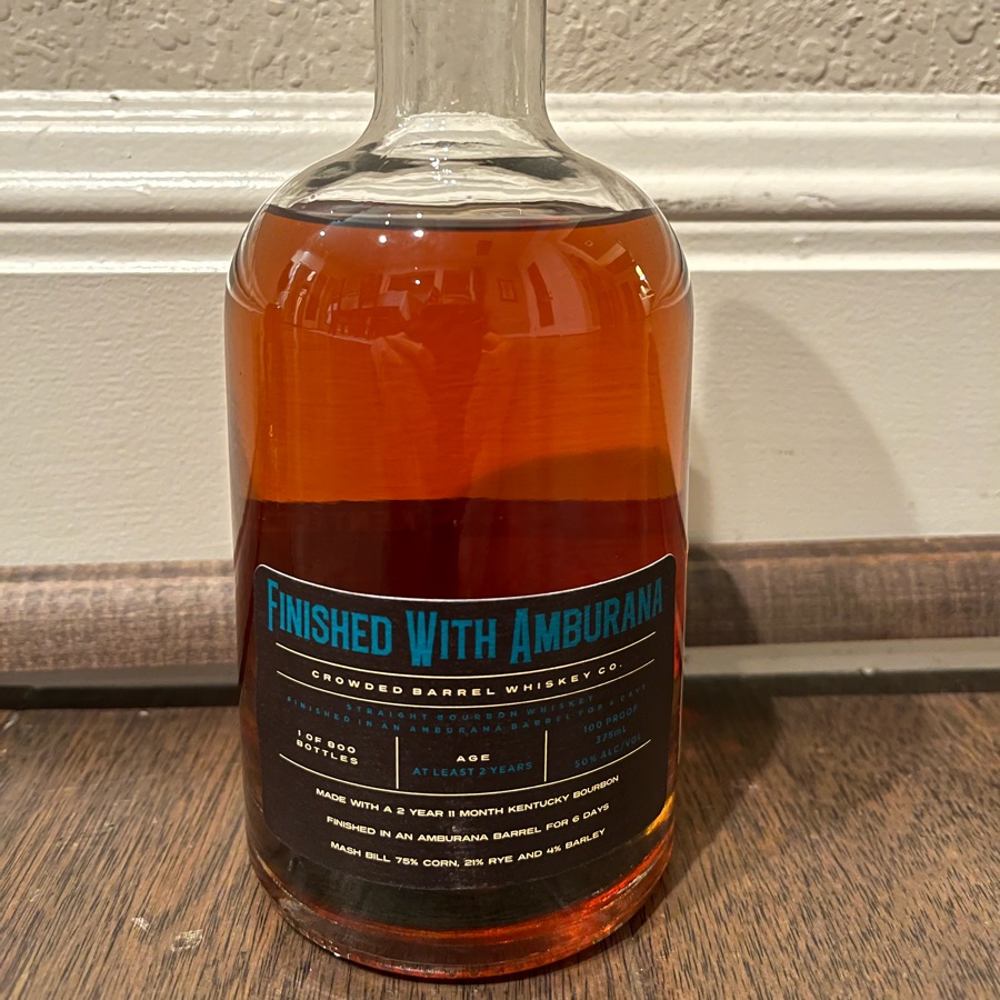 Crowded Barrel Finished With Amburana