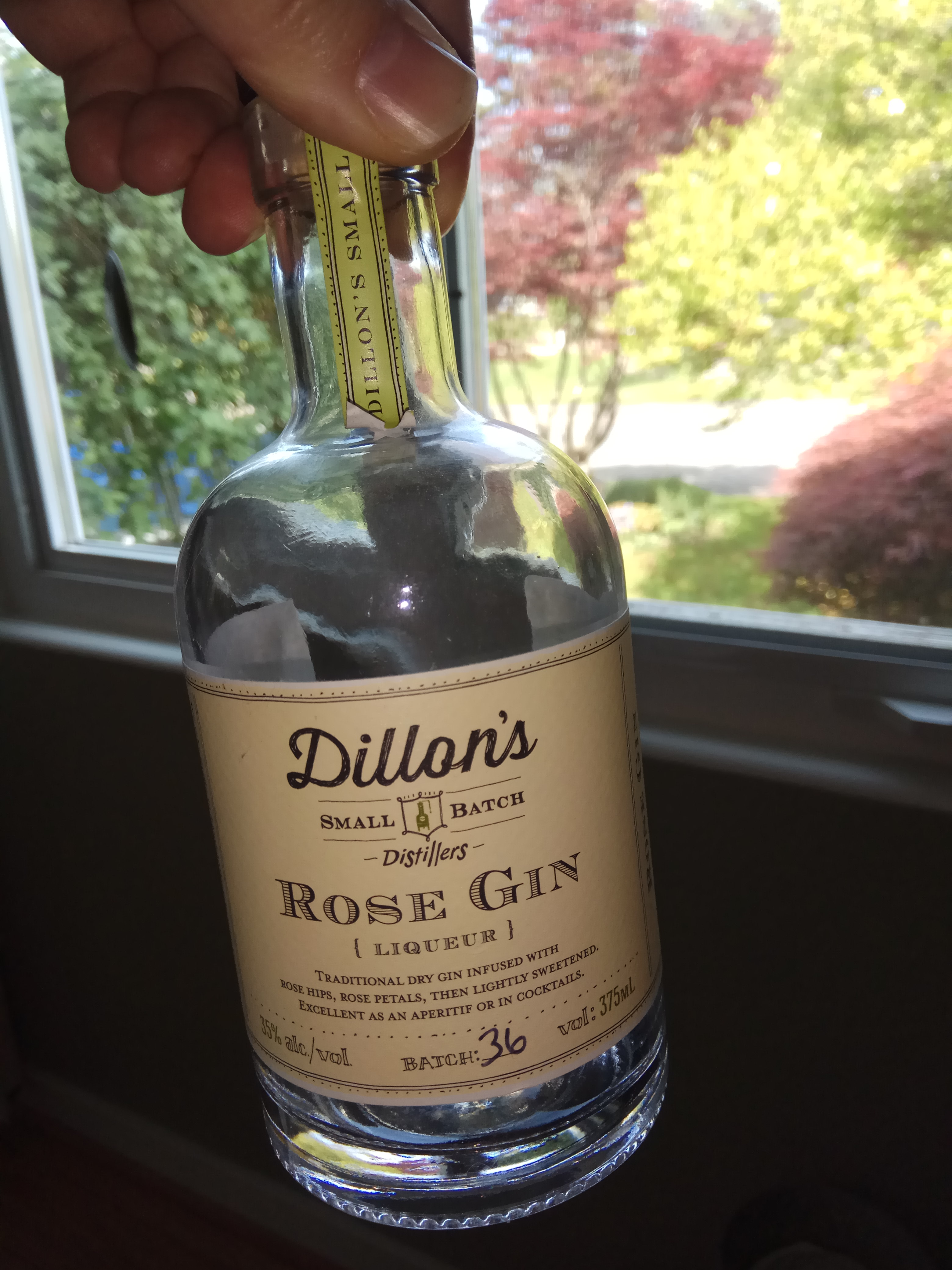 Dillon's Small Batch Rose Gin Liqueur