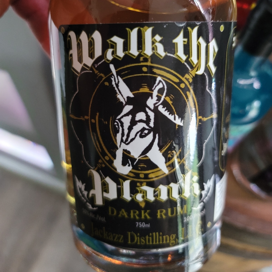 Jackazz Distilling Walk the Plank Dark Rum