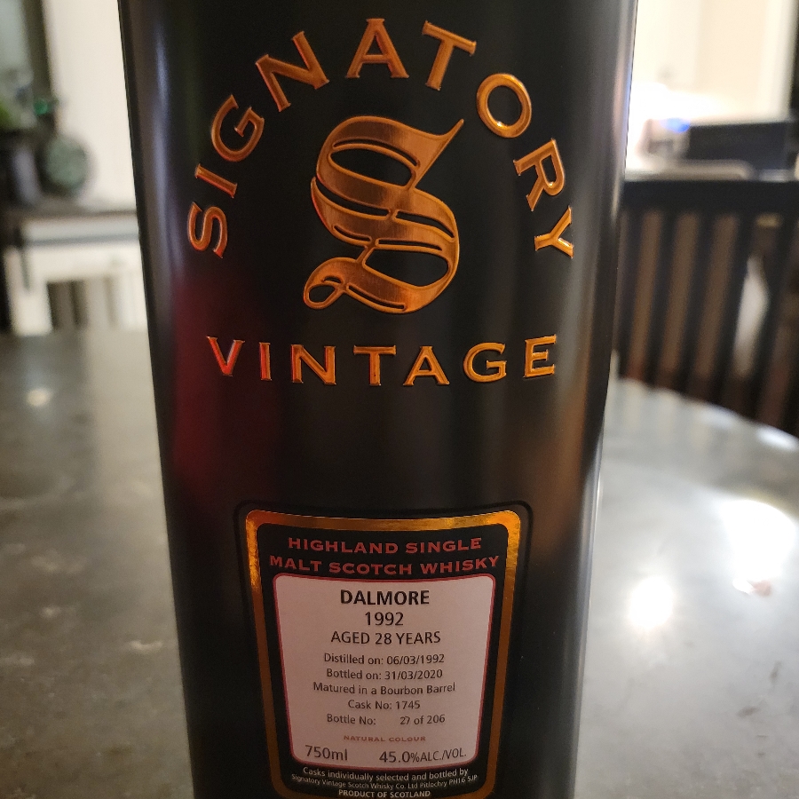 Dalmore 1992 (Signatory)
