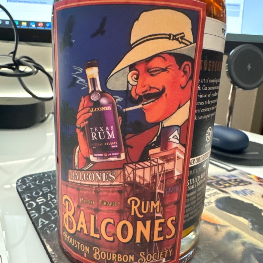 Balcones #17120 - Houston Bourbon Society Single Barrel - Used Madeira