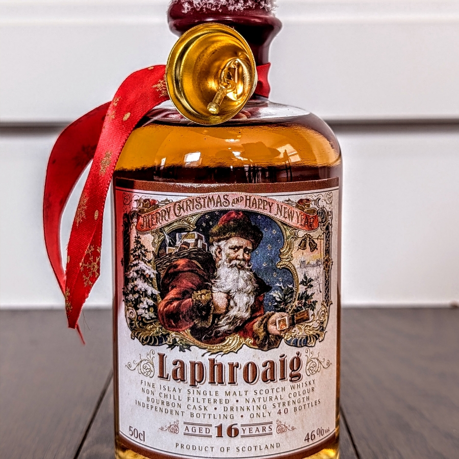 Jack Wiebers Laphroaig 16 Year Single Malt Scotch Whisky (Christmas Edition)