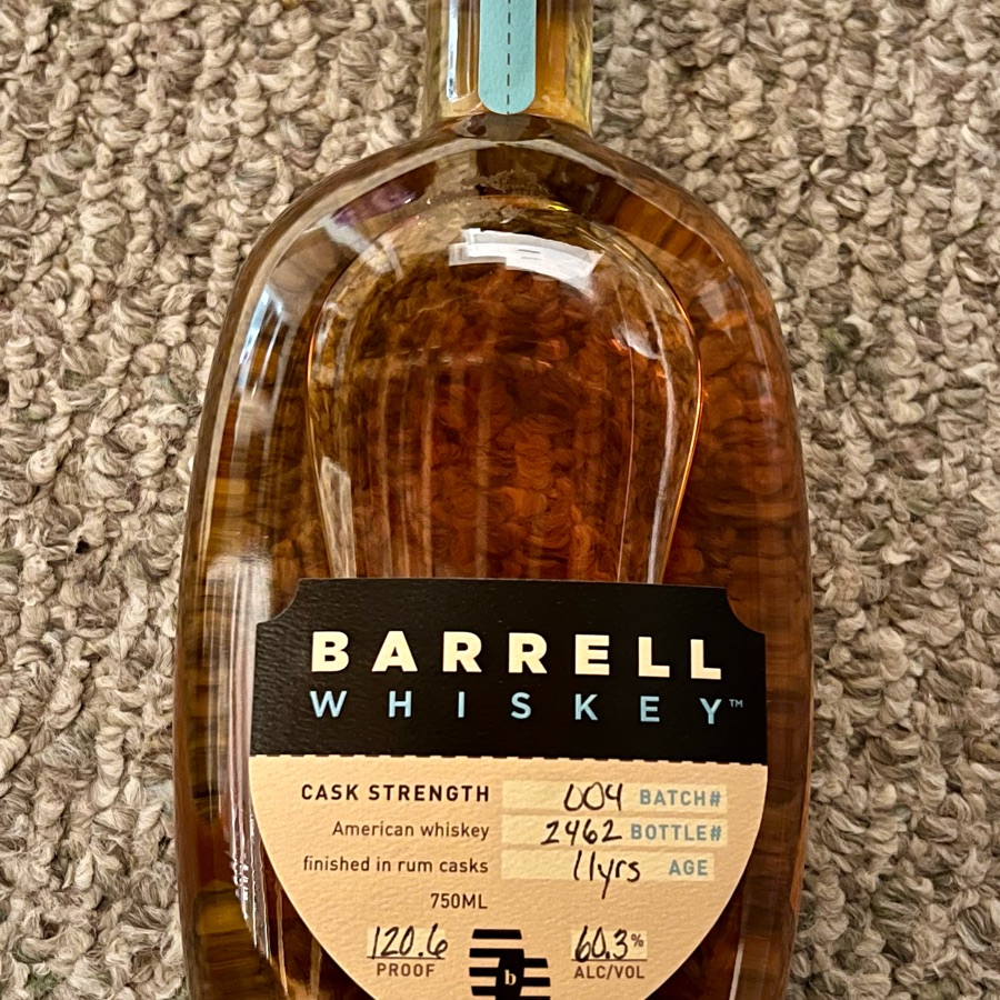 Barrell Whiskey Batch 004