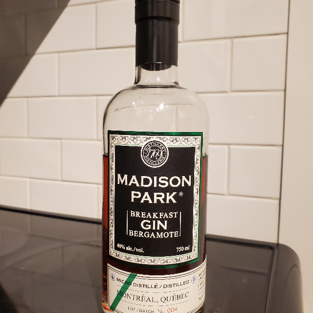 Madison Park Breakfast Gin