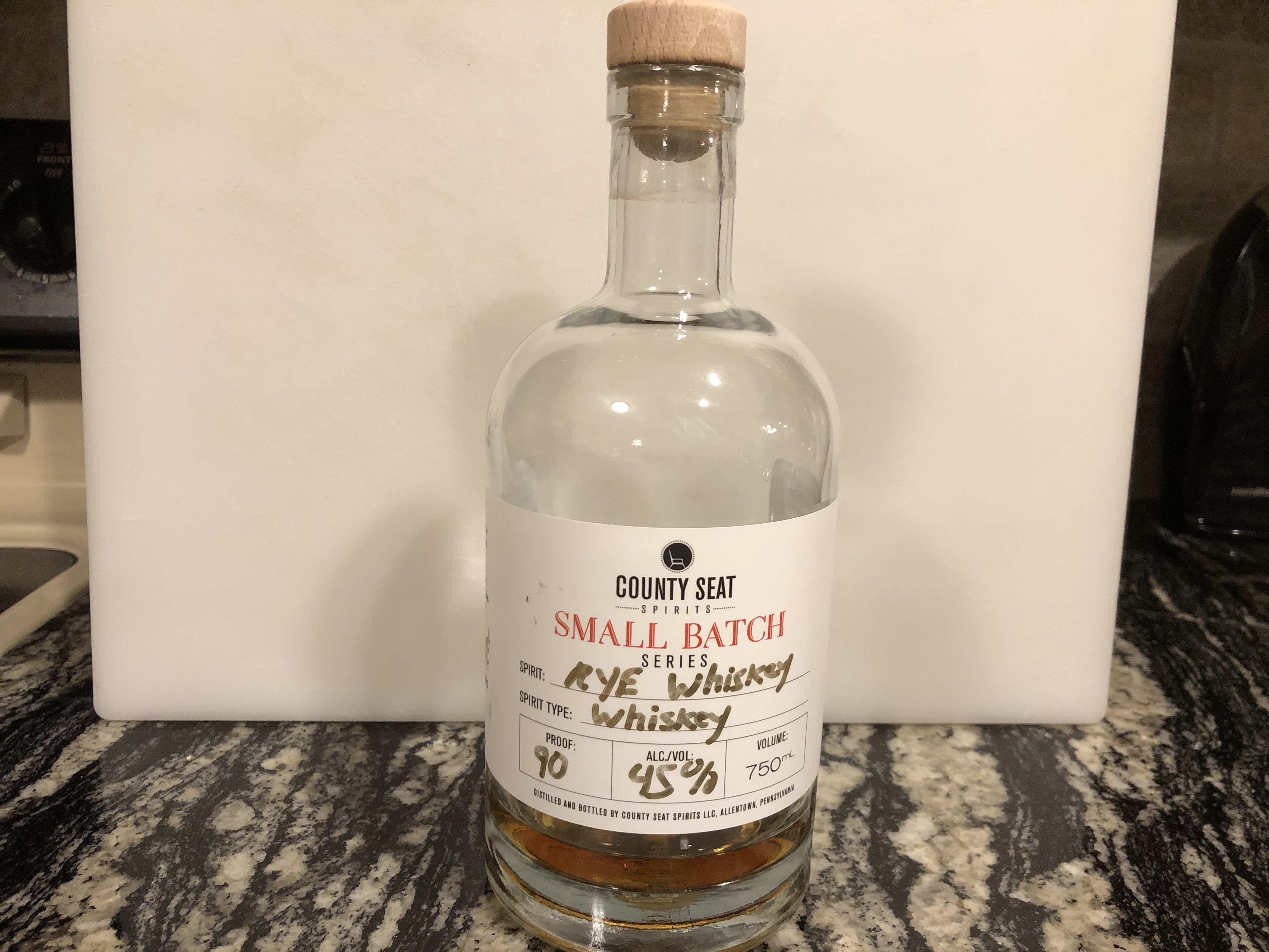 County Seat Small Batch Rye Whiskey