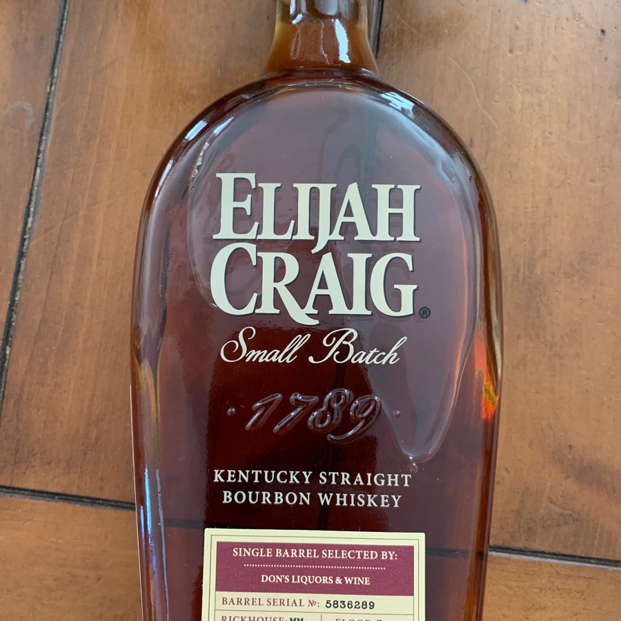 Elijah Craig smallbatch single barrel Don's liquor and wine