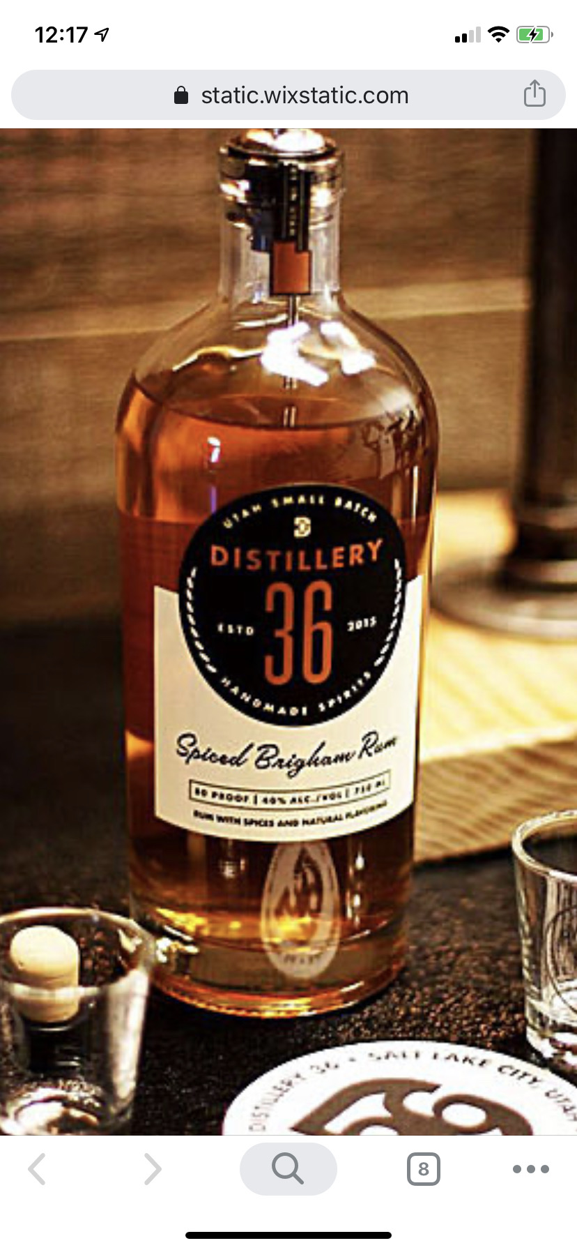 Distillery 36 Spiced Brigham Rum