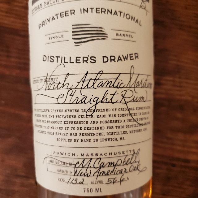Privateer North American Maritime Straight Rum