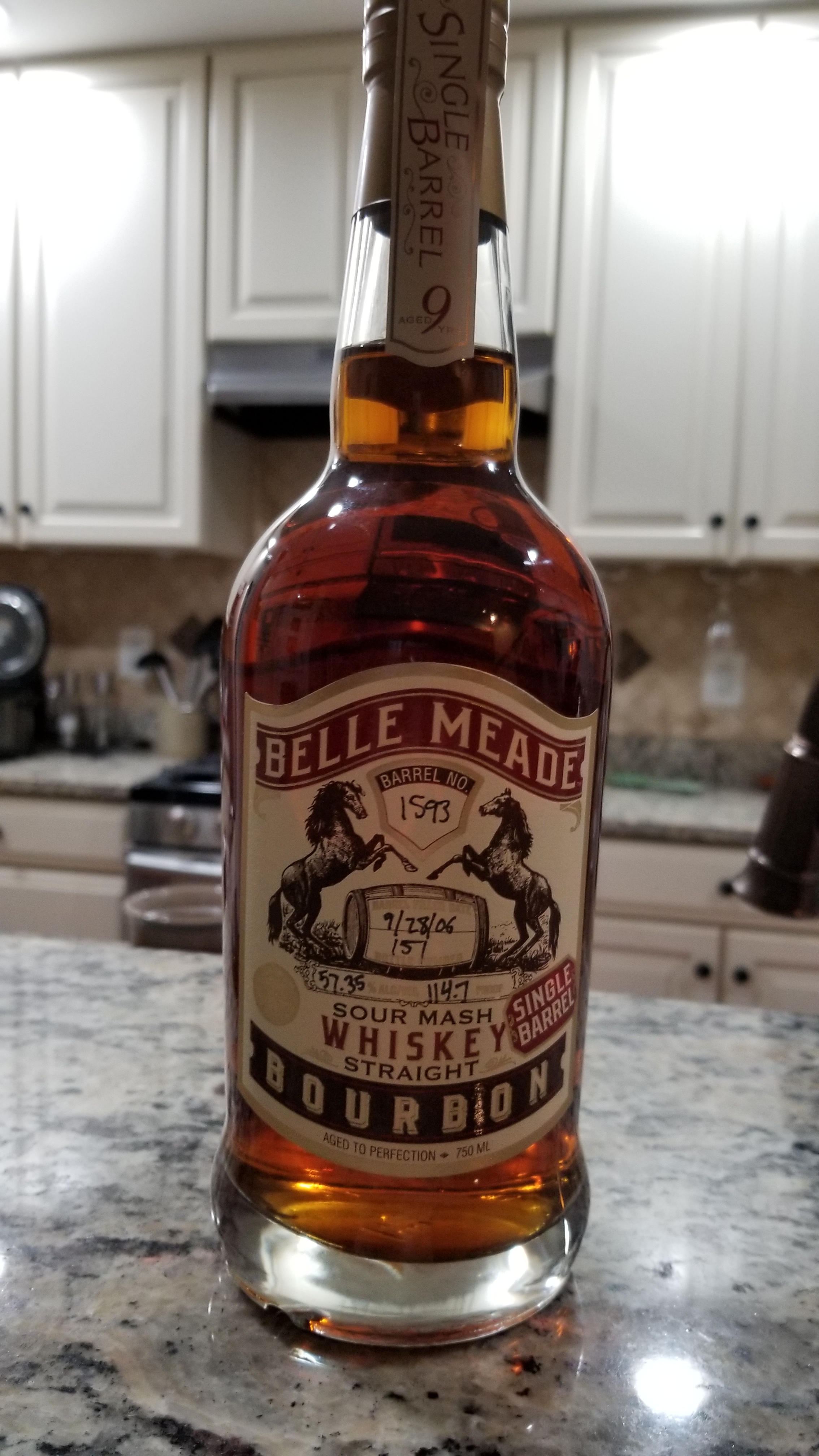 Belle Meade Single Barrel Bourbon 9 Year