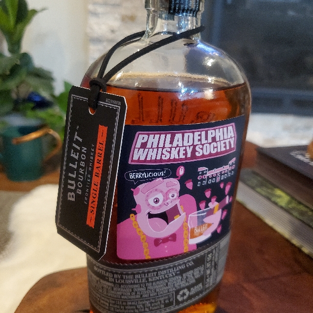 Bulleit Single Barrel Philadelphia Whiskey Society pick 2-E3-022
