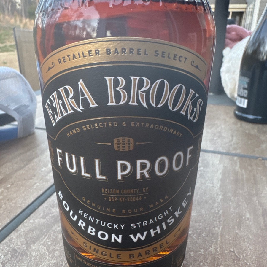 Ezra Brooks Full Proof Single Barrel "Warm Welcome"