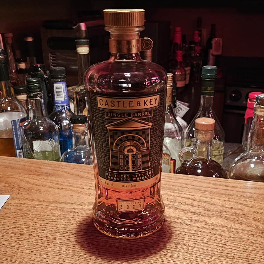 Castle & Key Single Barrel Kentucky Bourbon Whiskey  2023
