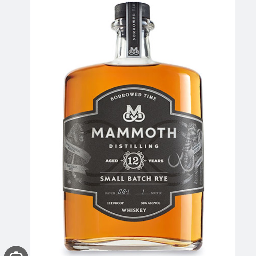 Mammoth 12 Year Borrowed Time Small Batch Rye