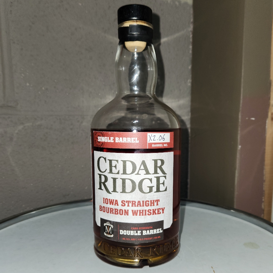 Cedar Ridge Single Barrel (Cask Strength Double Barrel)