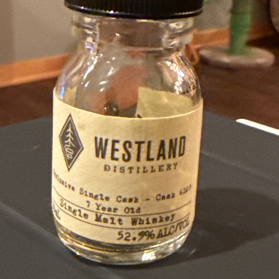 Westland Single Cask 7 Year Old Exclusive Cask #6205