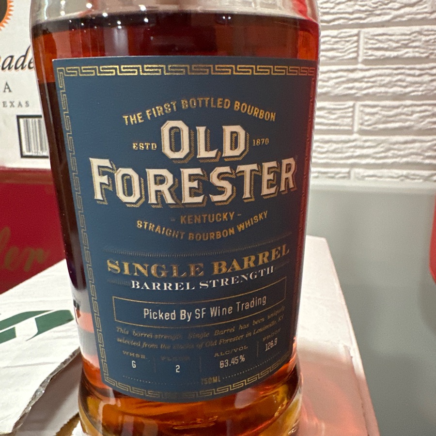 Old Forester SBBS SF Wine Trading Pick
