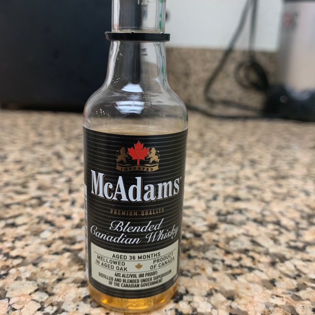 McAdams Blended Canadian Whiskey