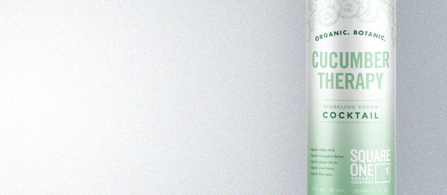 Square One Organic Cocktails Cucumber Therapy