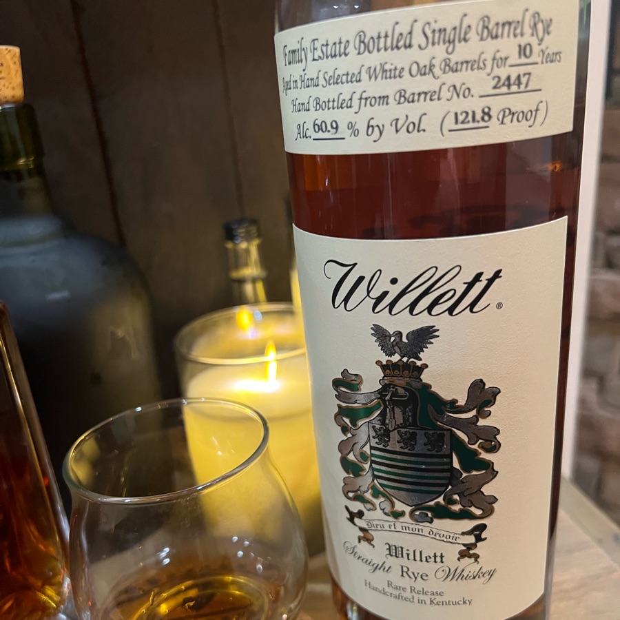 Willett Family Estate Single Barrel 10 Year Rye