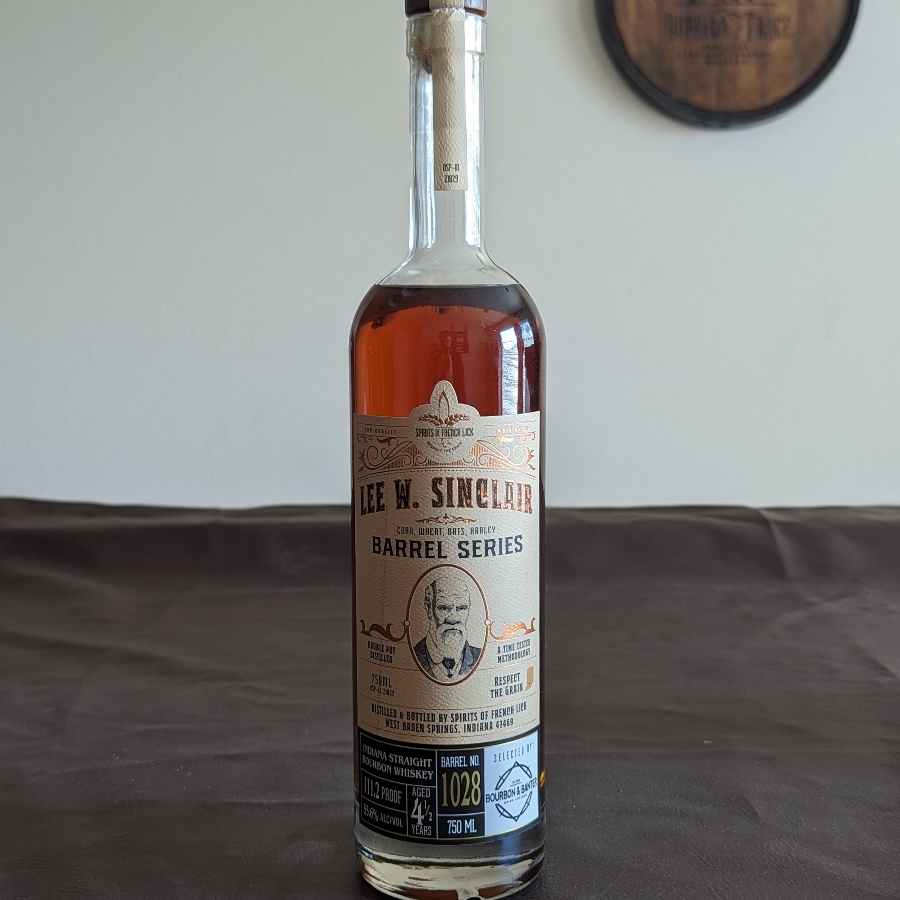 Spirit Of French Lick Lee W. Sinclair Barrel Series