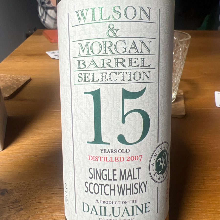 Wilson & Morgan Barrel Selection Dailuaine 15 years