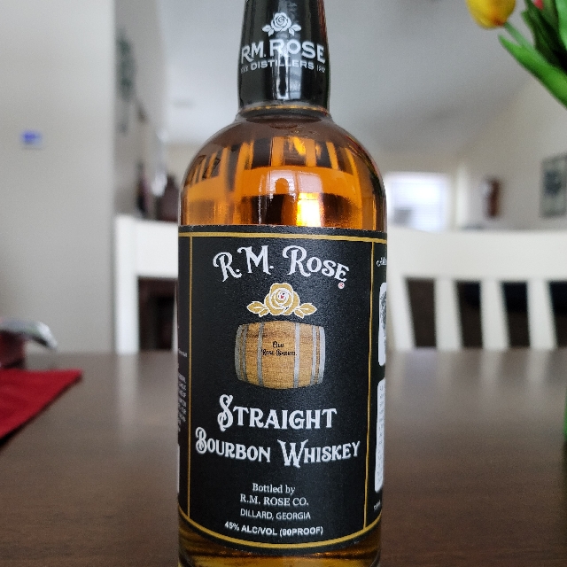 RM Rose Straight Bourbon Whiskey