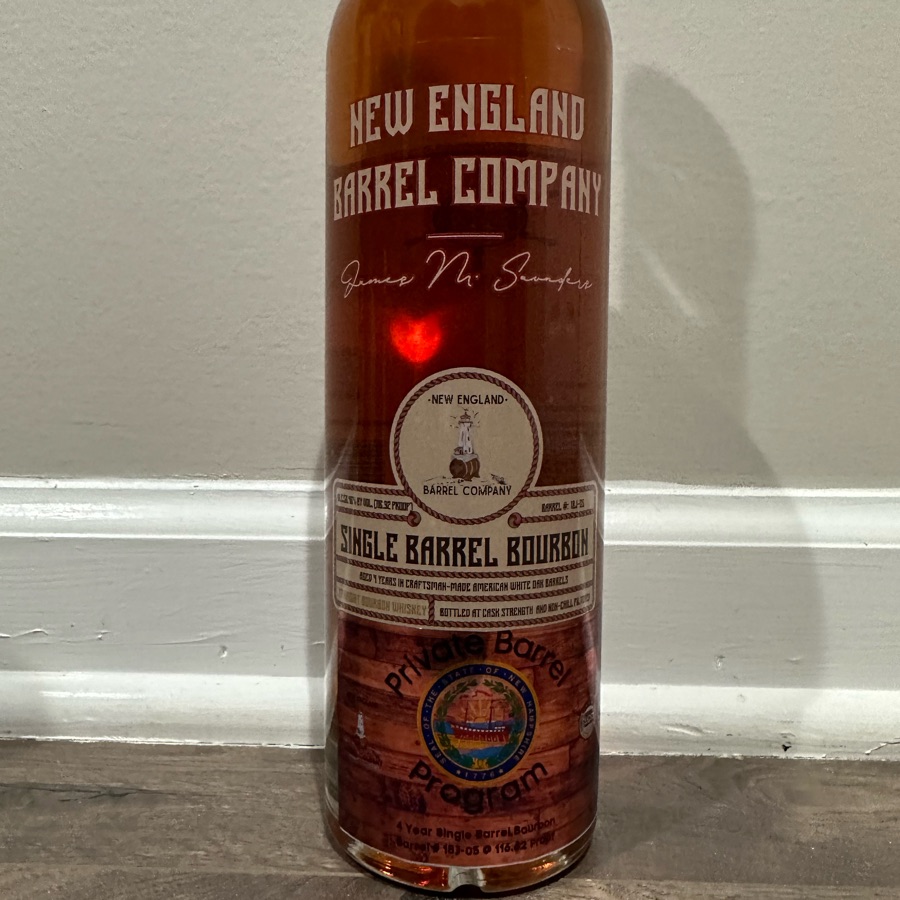 New England Barrel Company Single Barrel Bourbon #18J-05