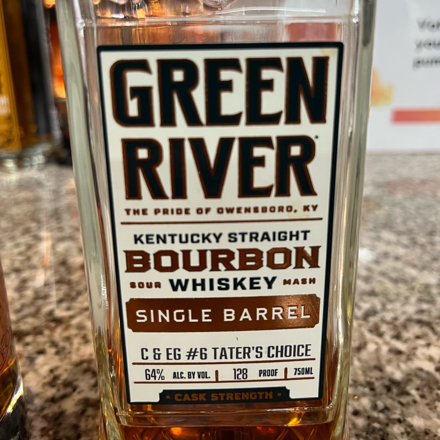 Green River Single Barrel Bourbon (C&EG #6 Tater's Choice - Evergreen Liquors)