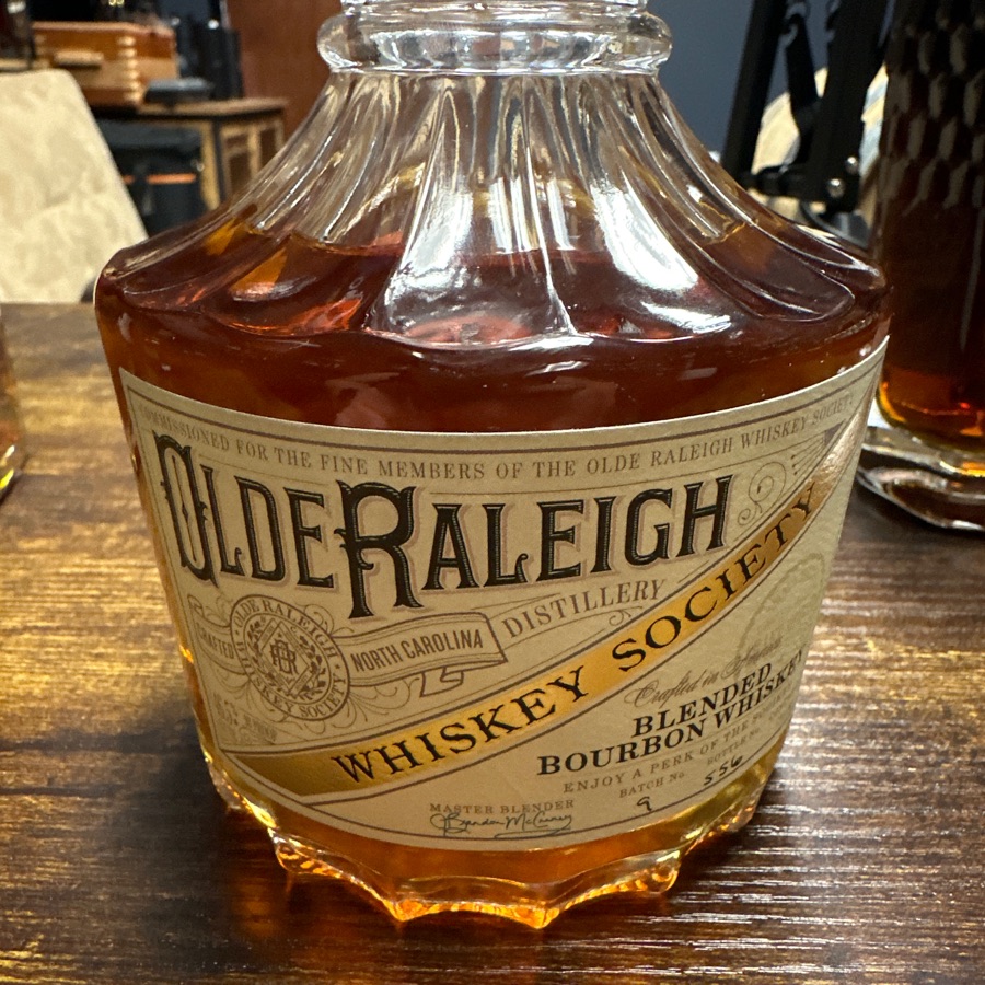 Olde Raleigh Whiskey Society Blended Bourbon (Batch 9: The Late Hot Tamale)