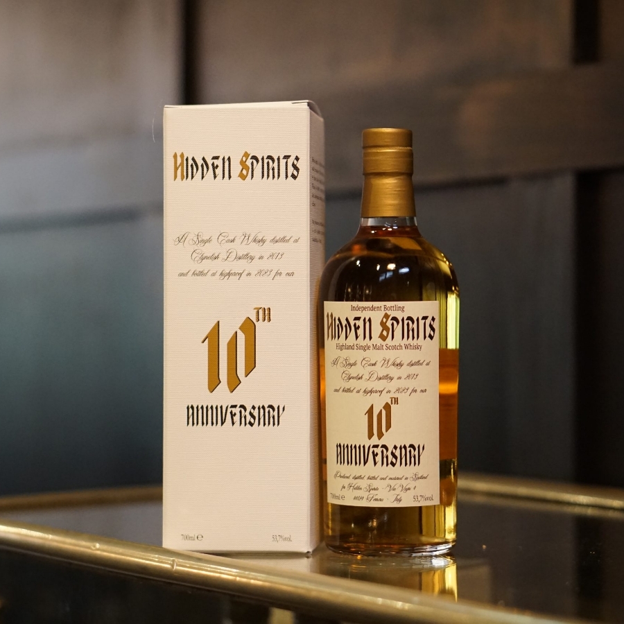 CLYNELISH 10 YEAR OLD 2013 HIDDEN SPIRITS 10TH ANNIVERSARY RELEASE