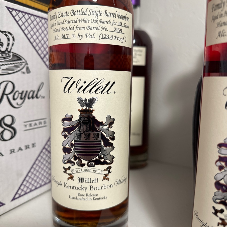 willet family estate single barrel bourbon 2159