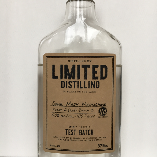 Limited Distilling Sour Mash Moonshine